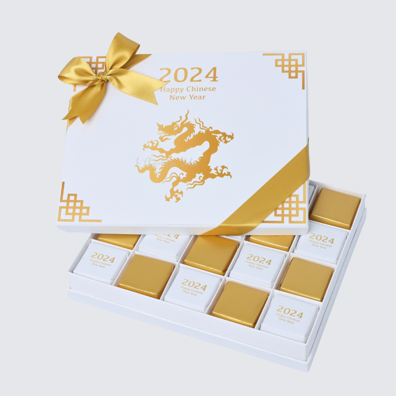 CHINESE NEW YEAR DESIGNED CHOCOLATE 20 -PIECE HARD BOX