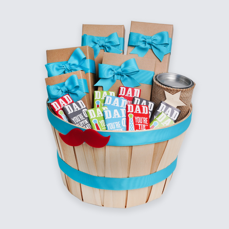 HAPPY FATHER'S DAY CHOCOLATE BUCKET HAMPER
