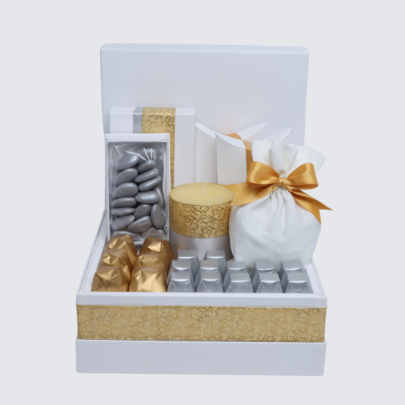 CALLIGRAPHY DESIGNED CHOCOLATE SWEETS LARGE HAMPER