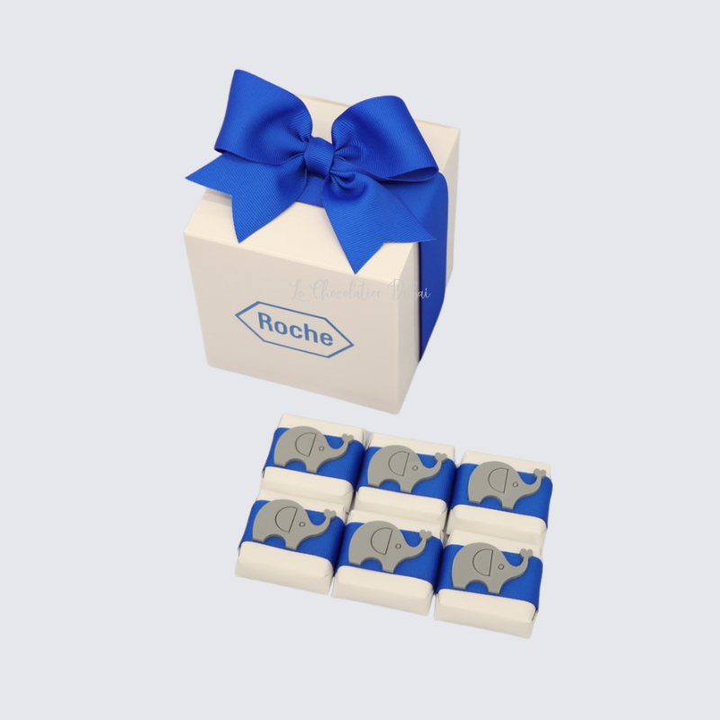 CORPORATE BRANDED ELEPHANT DECORATED CHOCOLATE SOFT BOX