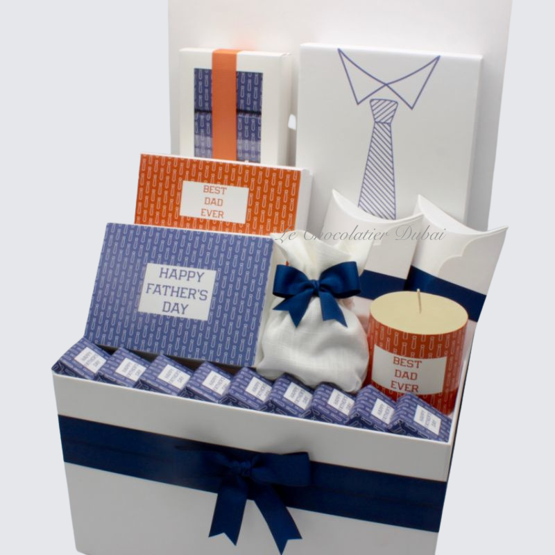 LUXURY HAPPY FATHER'S DAY CHOCOLATE & SWEETS HAMPER