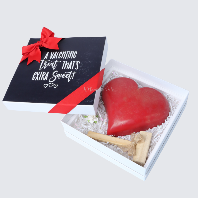 HAPPY VALENTINE'S BIG HEART CHOCOLATE WITH HAMMER HARD BOX