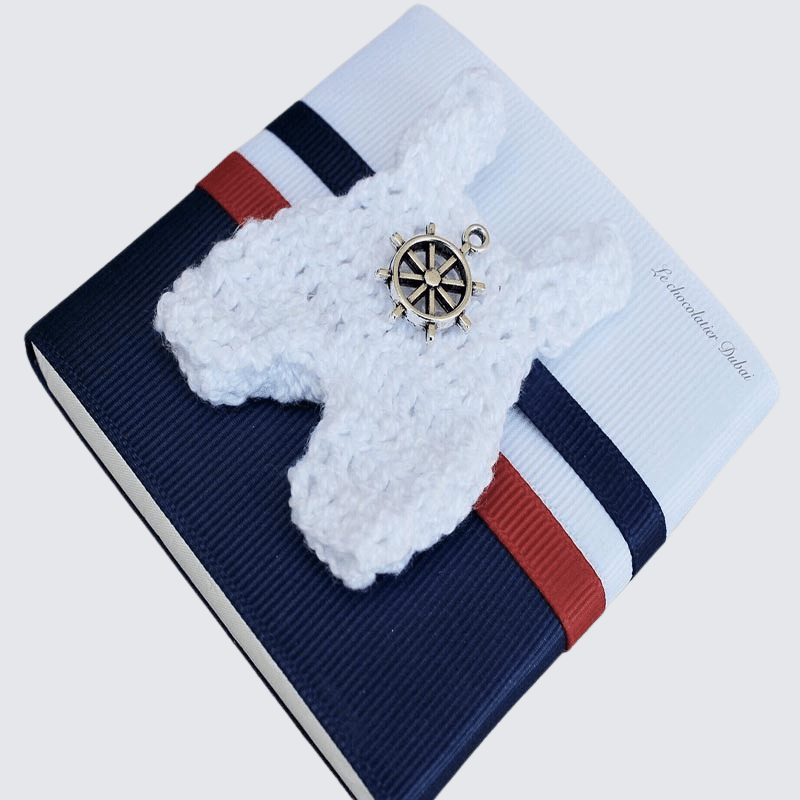 NAUTICAL WITH CROCHET JUMPER DECORATED BABY CHOCOLATE