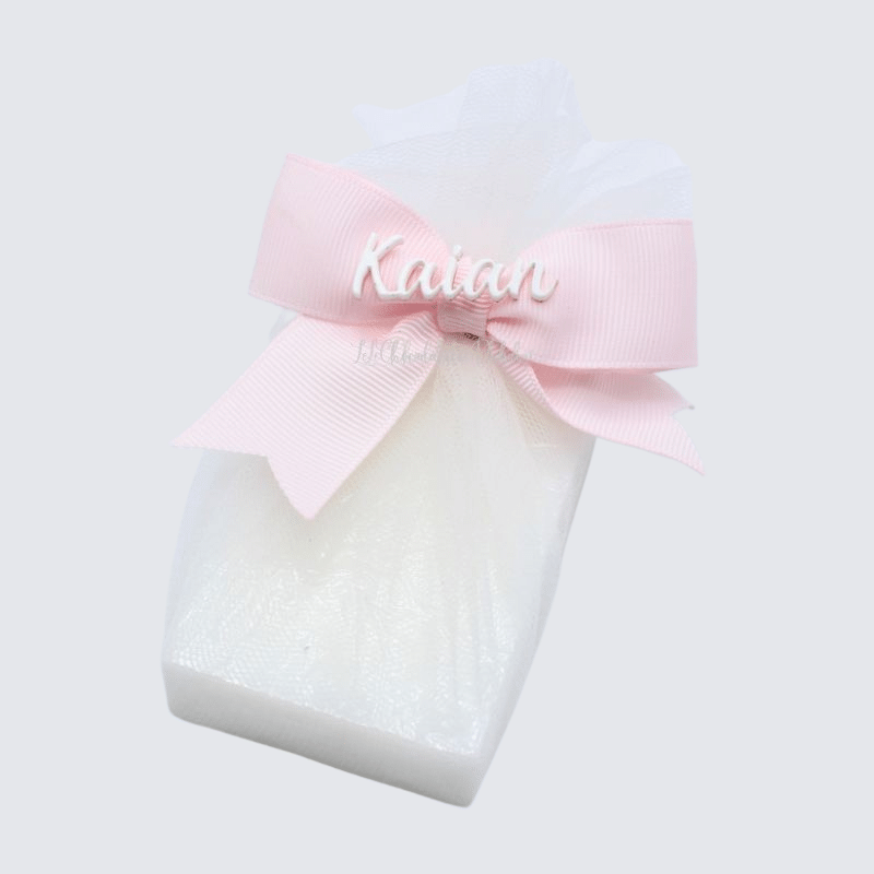 PERSONALIZED ACRYLIC NAME BABY DECORATED SOAP