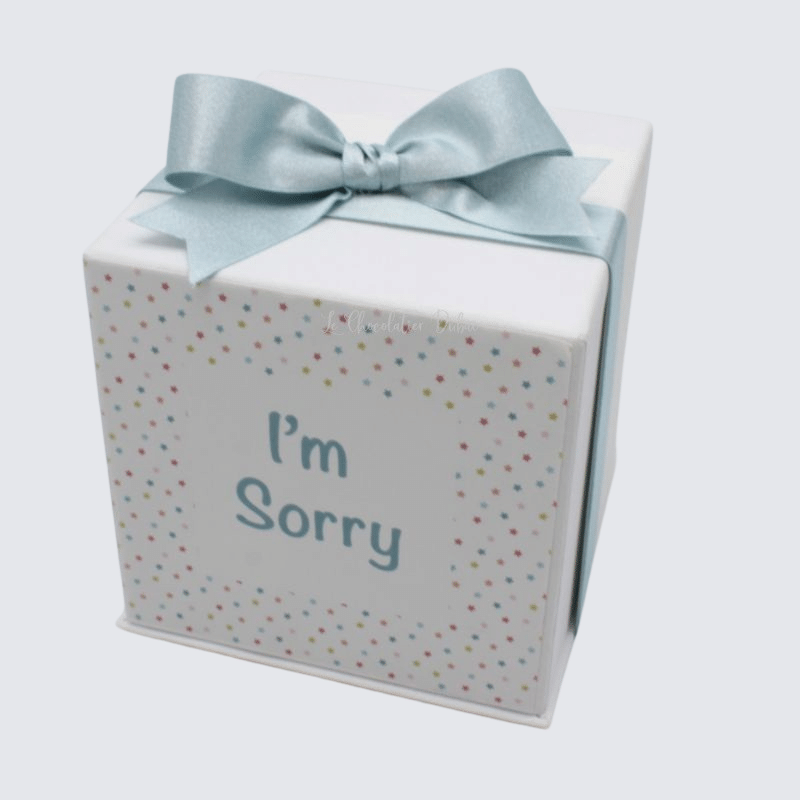 LUXURY "I'M SORRY" CHOCOLATE HARD BOX