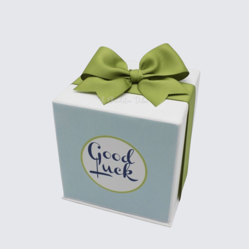 "GOOD LUCK" CHOCOLATE HARD BOX