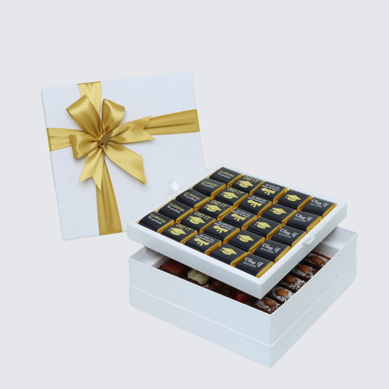 GRADUATION DESIGNED 50-PIECE CHOCOLATE HARD BOX