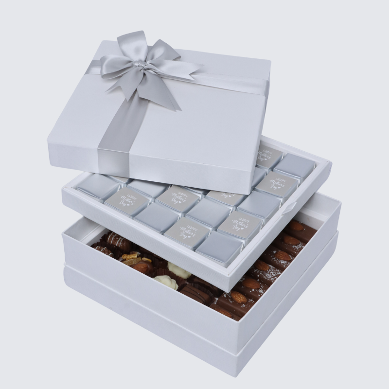 "HAPPY MOTHER'S DAY" CLASSIC 2-LAYER CHOCOLATE HARD BOX