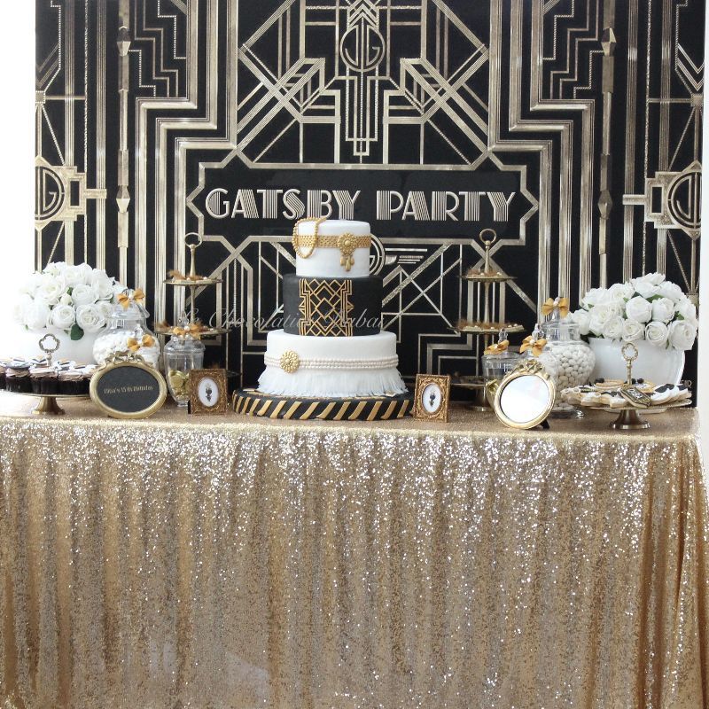 GREAT GATSBY DESSERT / SWEETS TABLE