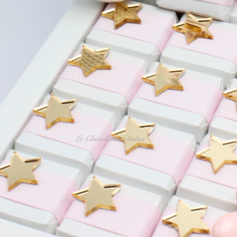 STAR ACRYLIC PERSONALIZED DECORATED CHOCOLATE
