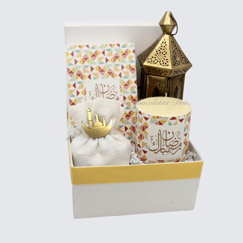 GEOMETRIC COLORFUL TRIANGLES CHOCOLATE & SWEETS HAMPER