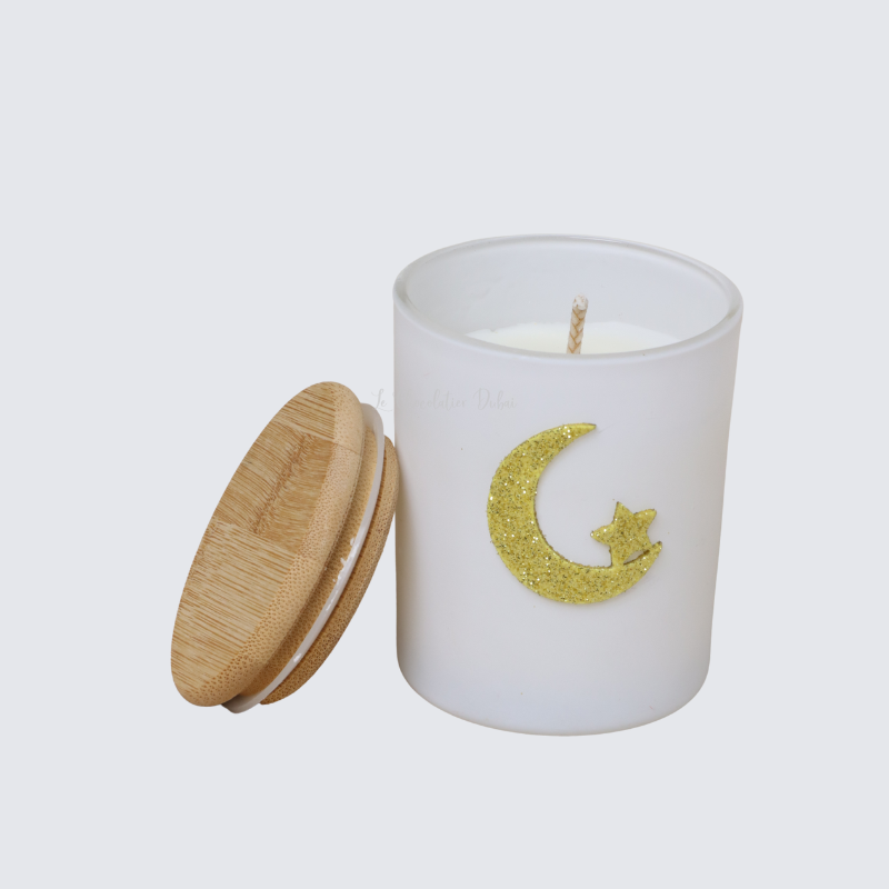RAMADAN DECORATED SCENTED GLASS CANDLE