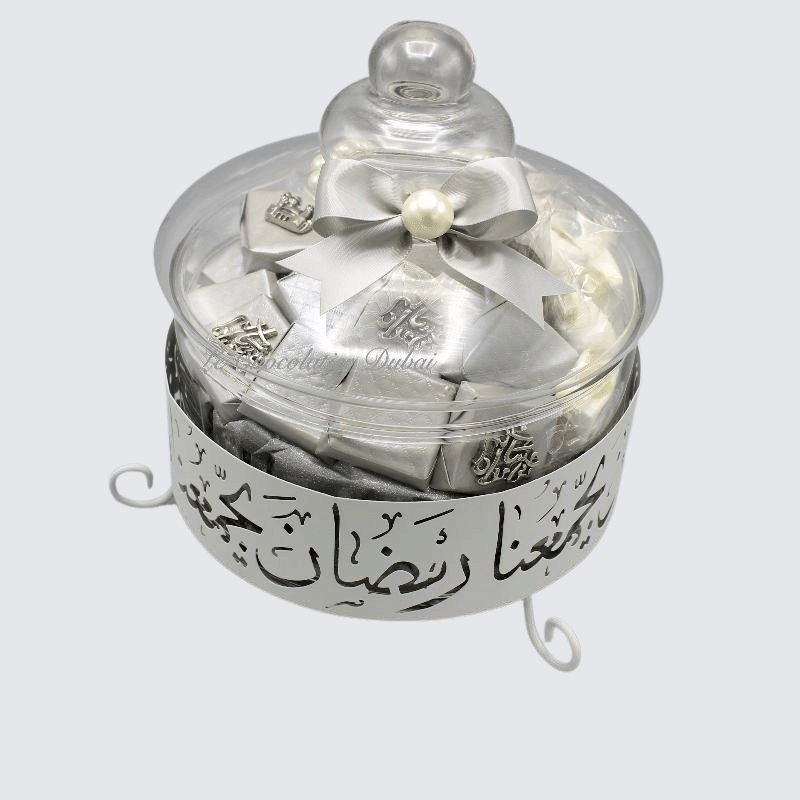 LUXURY RAMADAN EID CHOCOLATE & SWEETS GLASS JAR