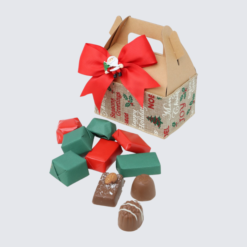 CHRISTMAS CHOCOLATE KRAFT SOFT BOX