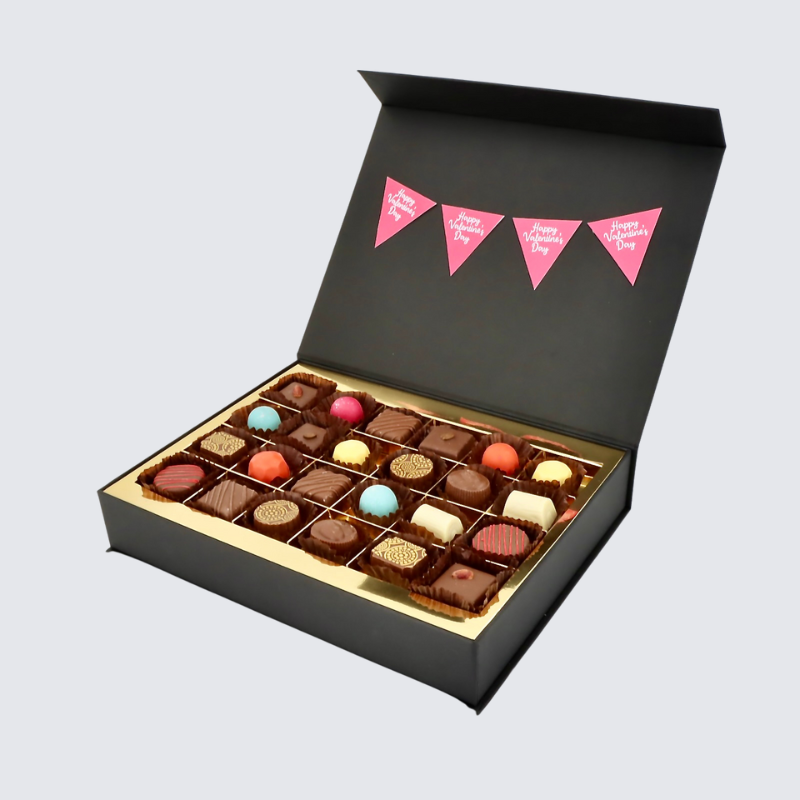 HAPPY VALENTINE'S CHOCOLATE MAGNETIC BOX