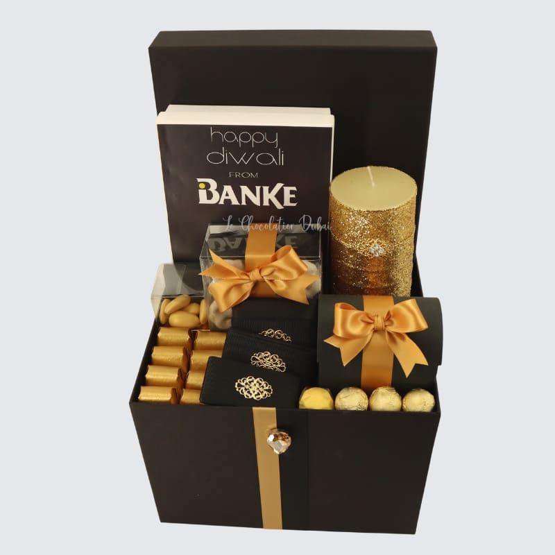 CORPORATE BRANDED CHOCOLATE & SWEETS EXTRA LARGE HAMPER
